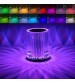 16RGB Color Changing Touch Crystal Table Lamp Festive Ambiance Light Dimmable Bedside Lamp LED Night Light Wireless Table Light